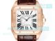 Swiss Cartier Santos 100th Anniversary Rose Gold 2824 Men's Copy Watch (2)_th.jpg